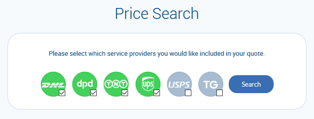 Choose your service providers