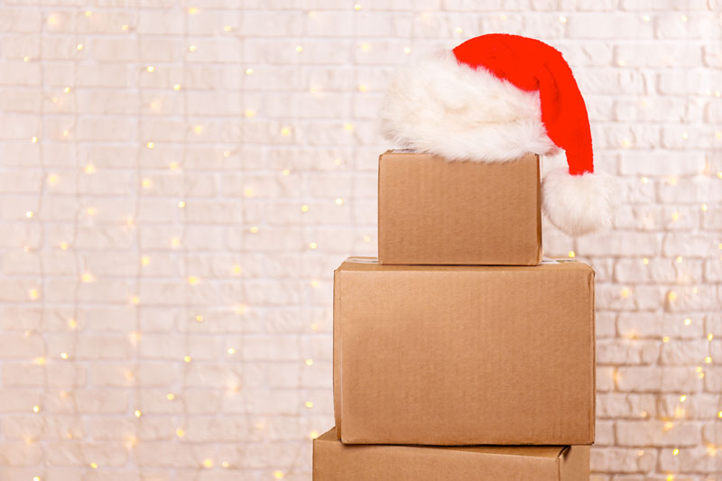 Send Christmas gifts by courier